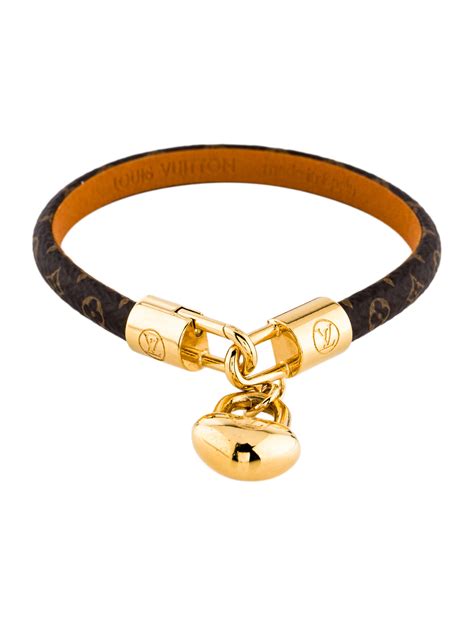 lv love bracelet|louis vuitton leather bracelets women's.